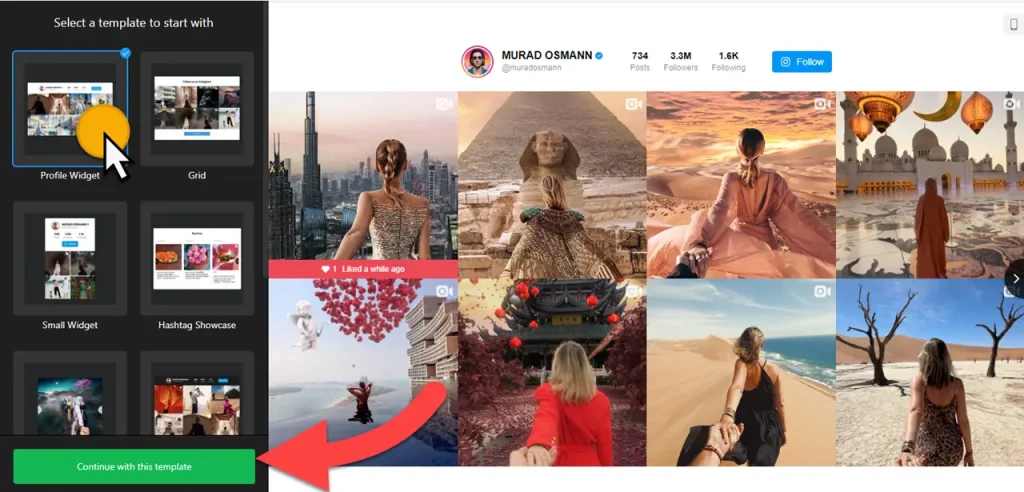 Instagram Feed Widget