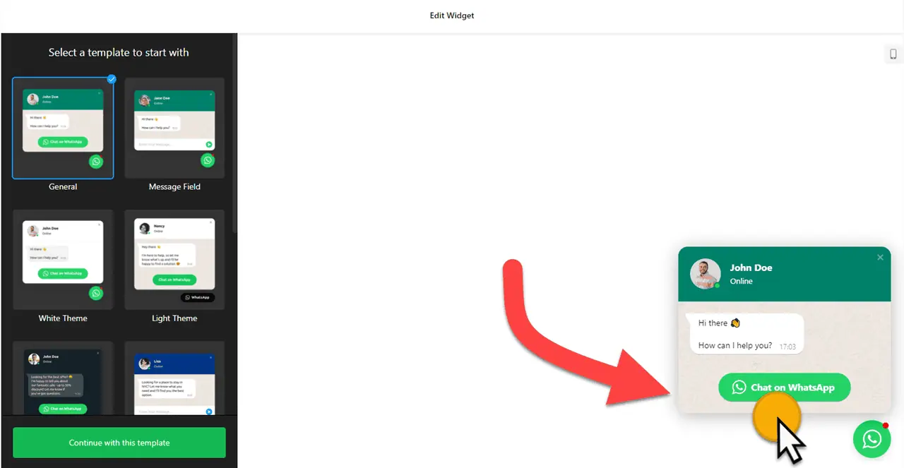 Shopify WhatsApp Chat Widget Generator – Add WhatsApp Chat Widget or Button to Your Shopify Store