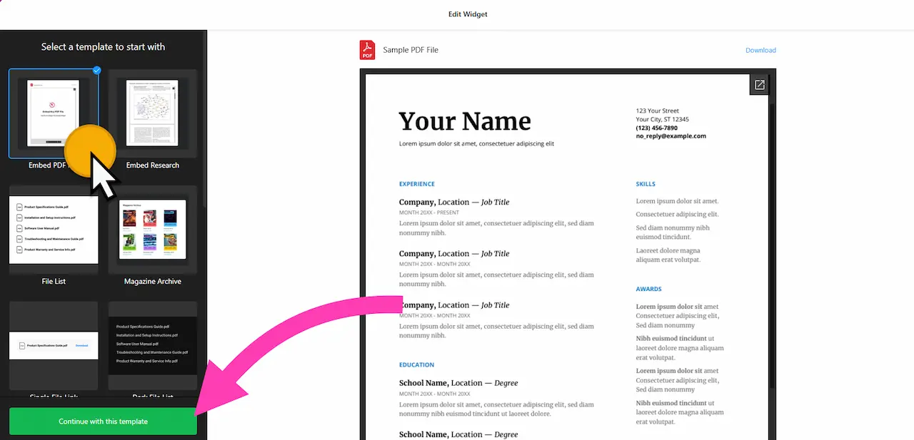 Squarespace PDF Viewer Widget: Embed PDF Files into Your Squarespace Website