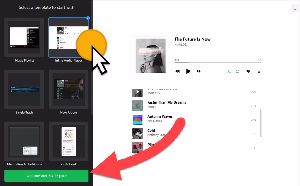 Audio player