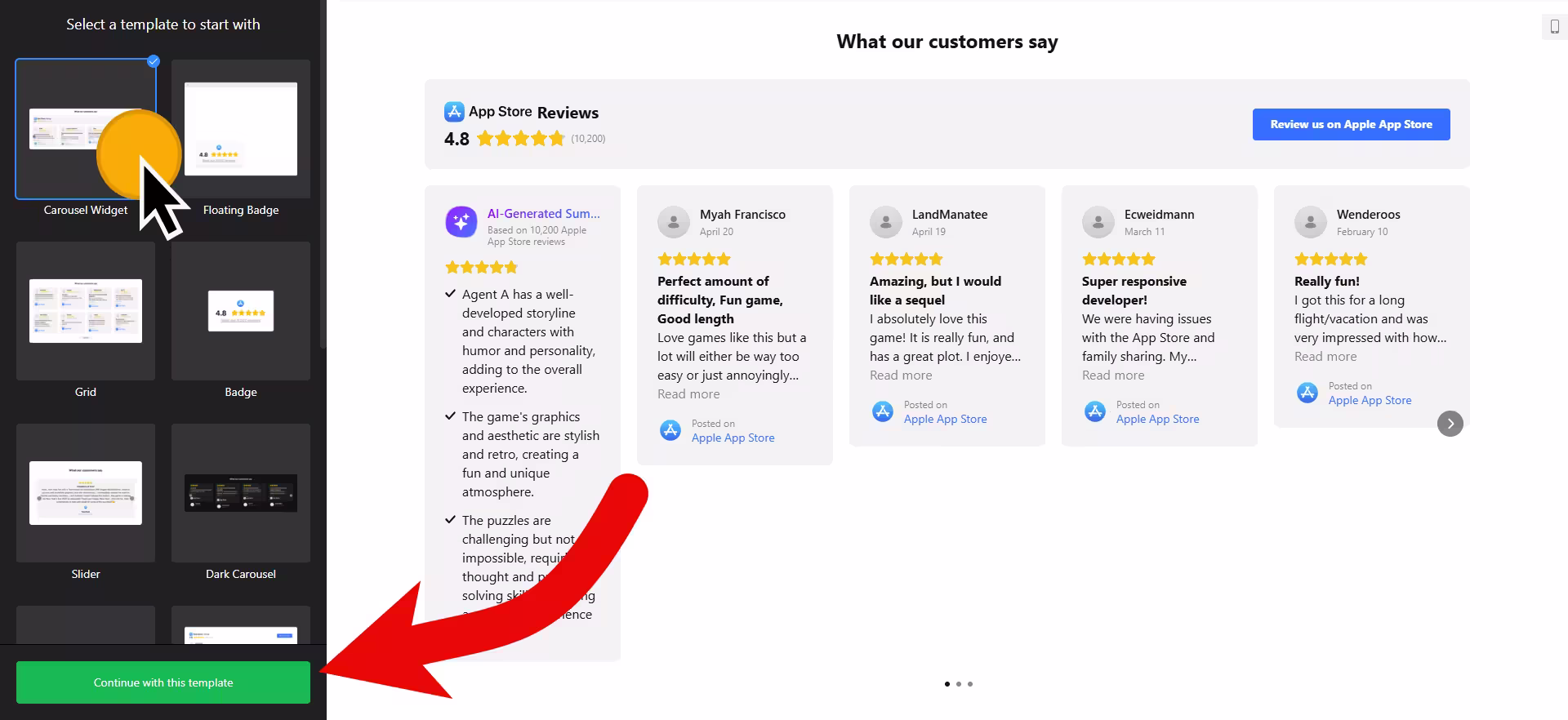 Apple App Store Reviews Widget Generator: Display Apple App Reviews on Your Website